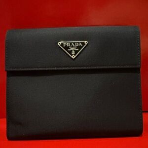 Prada Black Textured Wallet